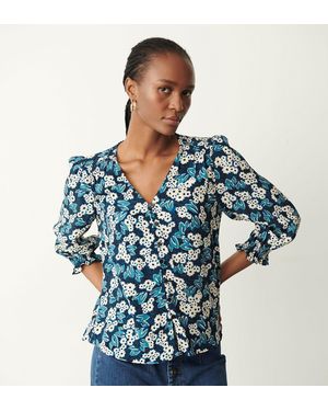Finery London Cathy Top - Blue