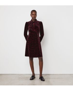 Finery London Capri Knee Length Dress - Red