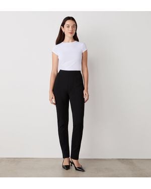 Finery UK Cleo Ponte Jersey Leggings - White