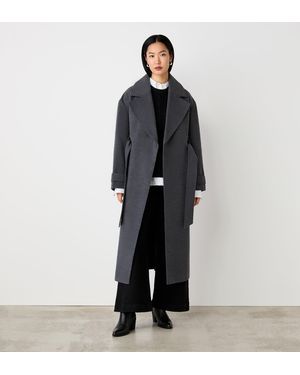 Finery London Sally Long Coat - Black