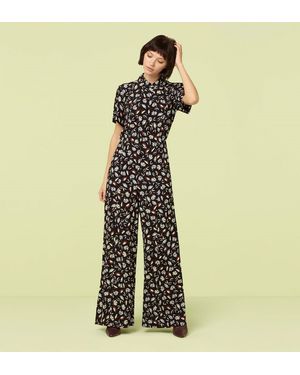 Finery London Alida Printed Jumpsuit - Green