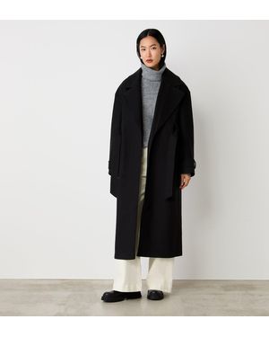 Finery London Sally Long Coat - Black