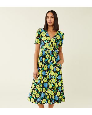 Finery London Petulia Midi Dress - Green
