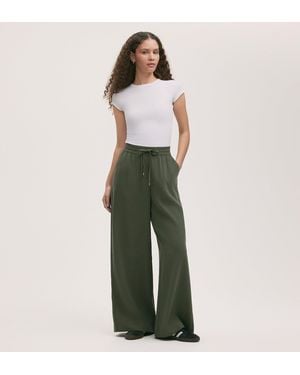 Finery London Dixie Wide Leg Trousers - Green
