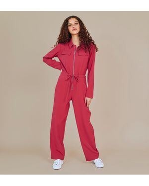 Finery London Hallford Jumpsuit - Red