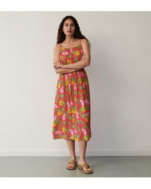 Finery London Tharushi Midi Dress - Orange