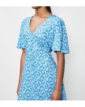 Finery London Carol Midi Dress - Blue