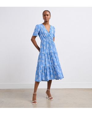 Finery London Amara Midi Dress - Blue