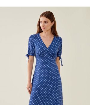 Finery London Claire Midi Dress - Blue