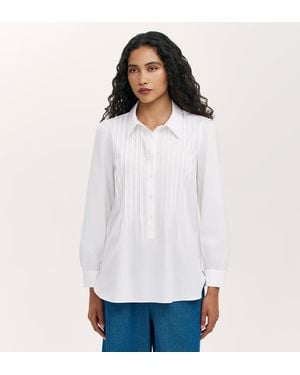 Finery UK Mimi Cotton Rich Shirt - White