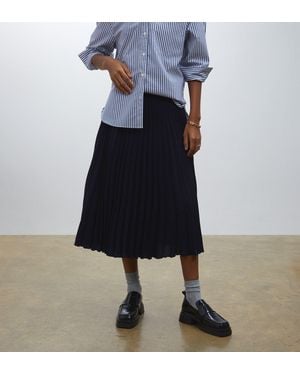Finery London Lottie Midi Skirt - Blue