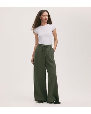 Finery London Dixie Wide Leg Trousers - Green
