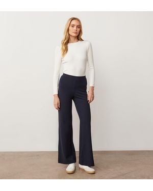 Finery London Reyna Ponte Jersey Trousers - Blue