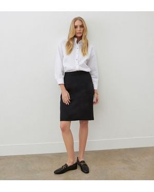 Finery London Bella Knee Length Skirt - White