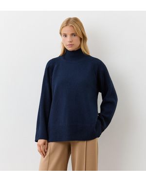 Finery London Melanie Knitted Jumper - Blue