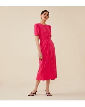Finery London Otto Midi Dress - Pink