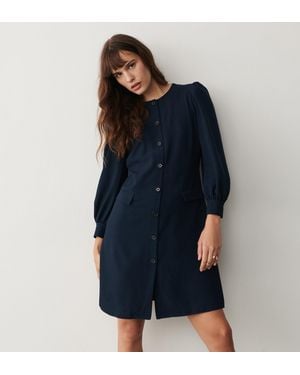 Finery London Cinzia Knee Length Dress - Blue