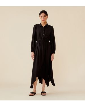 Finery London Charlie Viscose Dress - Black