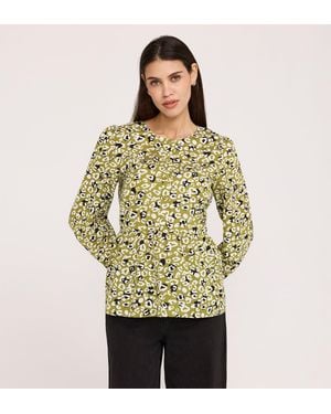 Finery UK Bel Cotton Blouse - Green