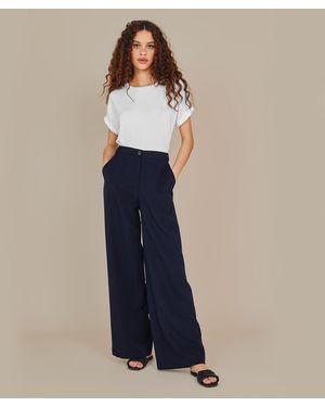 Finery London Kaden Trousers - Blue