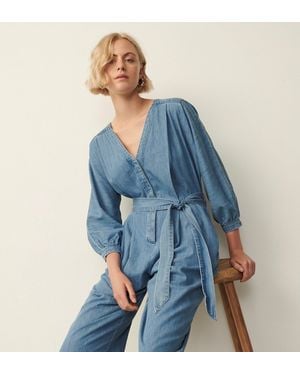 Finery London Elsa Jumpsuit - Blue