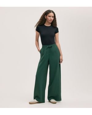 Finery London Dixie Wide Leg Trousers - Green