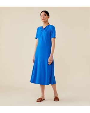 Finery London Echo Midi Dress - Blue