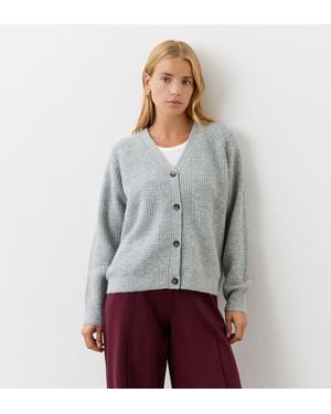 Finery London Etta Cardigan - Grey