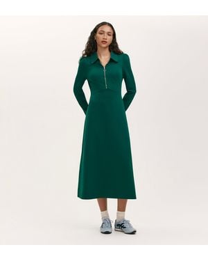 Finery London Elvira Jersey Midi Dress - Green