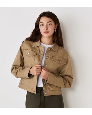 Finery London Isobel Denim Jacket - Brown