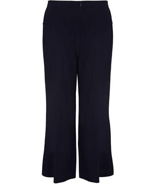 Finery London Lilie Cropped Trousers - Blue