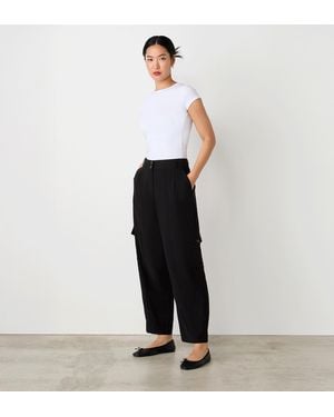 Finery London Sara Cargo Trousers - White