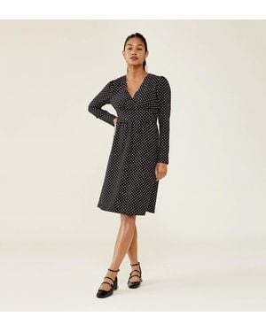 Finery London Patty Midi Dress - Black