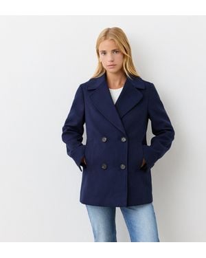 Finery London Gemma Double Breasted Jacket - Blue