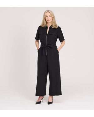 Finery London Marie Cupro Jumpsuit - Black