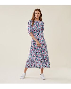 Finery London Ruby Midi Dress - Blue