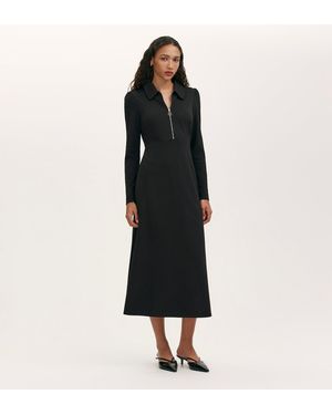 Finery London Elvira Jersey Midi Dress - Black