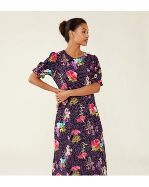 Finery London Jaylen Midi Dress - Blue