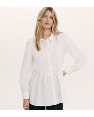 Finery London Melissa Cotton Shirt - White