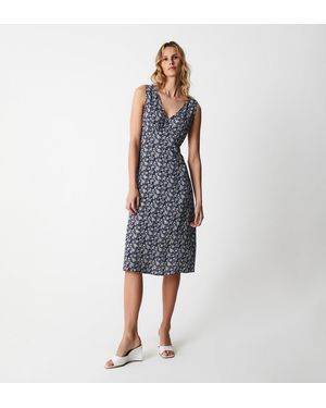 Finery London Darcy Midi Dress - Blue