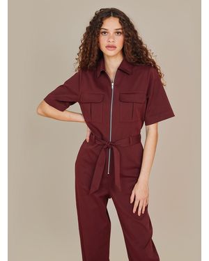 Finery London Jessie Jumpsuit - Red