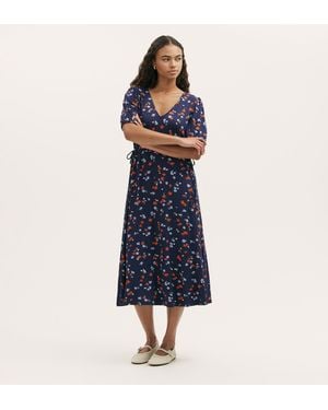 Finery London Hessa Jersey Midi Dress - Blue