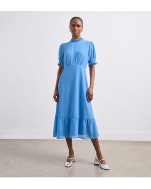 Finery London Camille Midi Dress - Blue