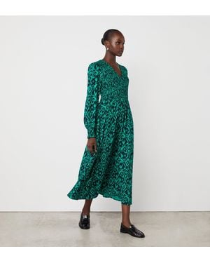 Finery UK Tasmin Midi Dress - Green