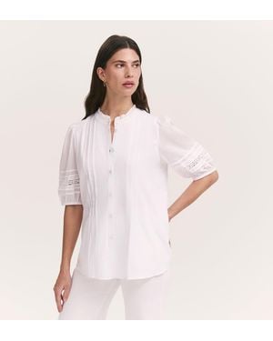Finery London Adalia Cotton Blouse - White