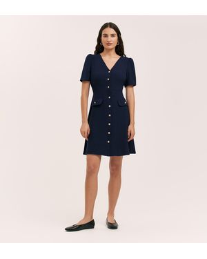 Finery London Lucille Midi Dress - Blue