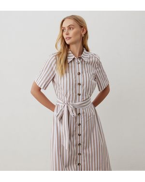 Finery London Ottilie Striped Midi Dress - Multicolour