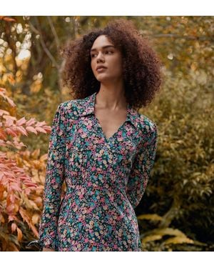 Finery London Lara Midi Dress - Blue