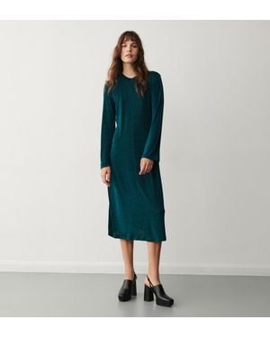 Finery London Oakney Jersey Midi Dress - Blue