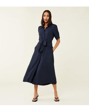 Finery London Floralie Jumpsuit - Blue